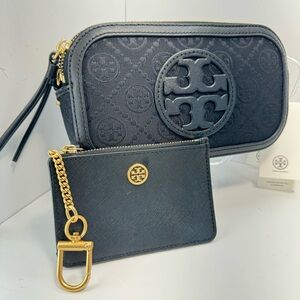 TORY BURCH Combo - Crossbody Bag & Card Case/Key Ring.